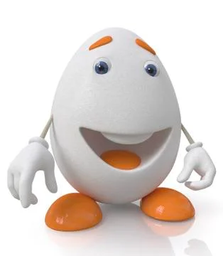 3d beautiful egg Stock Illustration