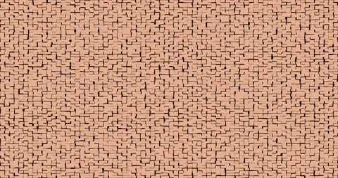 3d beige, brown abstract background. orange squares, metaverse. animation Stock Footage 182113489