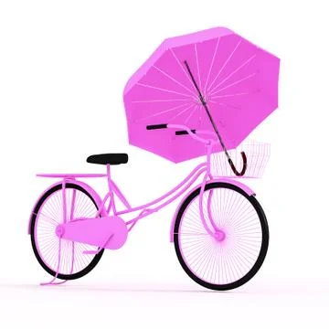 3d bicycle. Stock Illustration