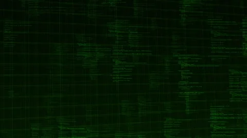 3D Big data Machine learning algorithms. Analysis Technology binary code network Stock Footage 295188361