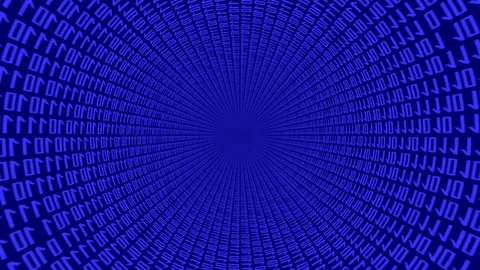 3D binary code - Internet Stock Footage 76597494