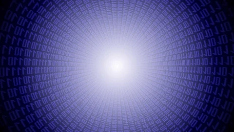 3D binary code - Internet Stock Footage 76791742