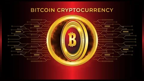 3d bitcoin cryptocurrency fire effect green screen background Stock Footage 273708731