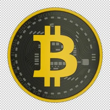 3d Bitcoin Stock Illustration