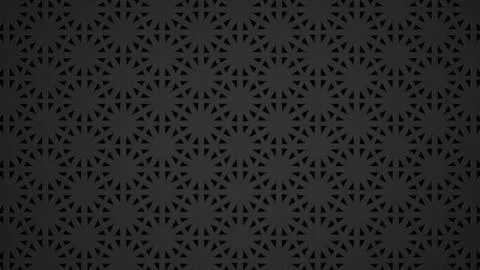 3d black abstract background. Dark geometric technology wallpaper surface Illustrazione stock