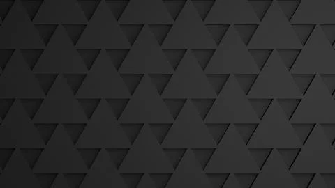 3d black abstract background. Dark geometric technology wallpaper surface Illustrazione stock