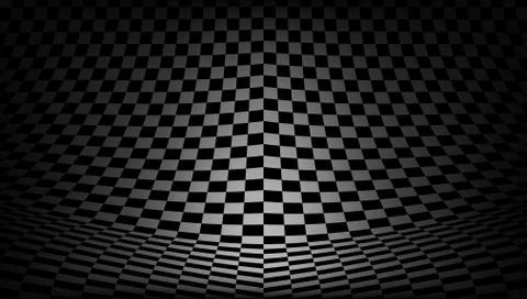 3D Black And White Checkered Texture Background Stock Illustration