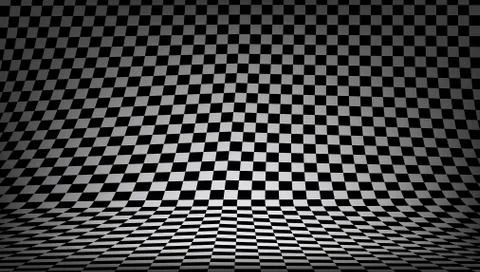 3D Black And White Checkered Texture Background Stock Illustration