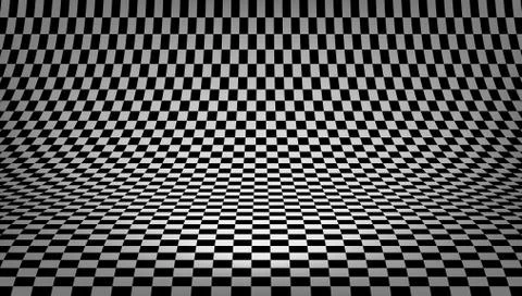3D Black And White Checkered Texture Background Illustrazione stock