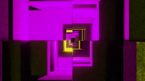 3D Black Geometric Abstract Background animated cool loop Video stock 231225859