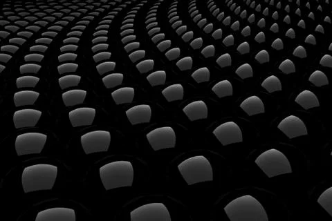 3d black hiny sphere abstract pattern Stock Illustration