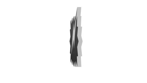 3d black speech ballon icon rotated loopable animation white background Stock Footage 265542740