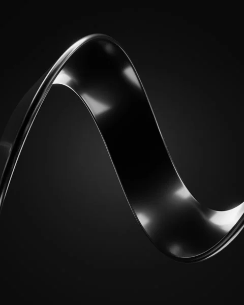 3d black spiral background Stock Footage 303340412