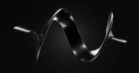 3d black spiral background	 Stock Footage 303341943