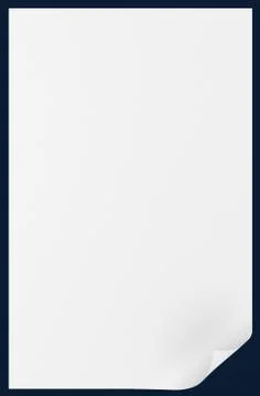 3d blank paper sheet Stock Illustration