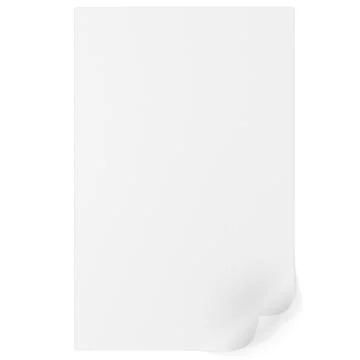 3d blank paper sheet 스톡 일러스트