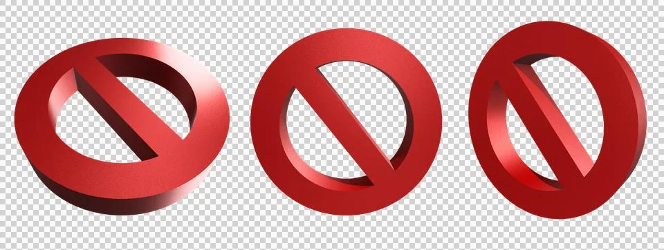 3d Block Signs Stock Illustration