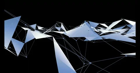3D Blockchain Digital data,background technology,concept network connections Stock Footage 128628055