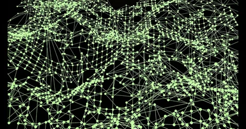 3D Blockchain Digital data,background technology,concept network connections Stock Footage 128628083