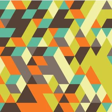 3d blocks structure background. Vector illustration Stock Illustration