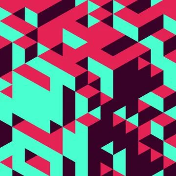 3d blocks structure background. Vector illustration. Stock Illustration