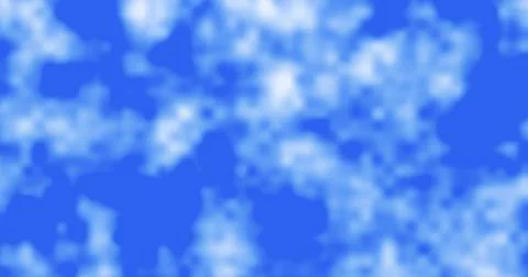 3d blue abstract background. cloud sky smokenoise, animation, motion liquid Stock Illustration