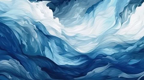 3D blue and white background Ilustración de archivo