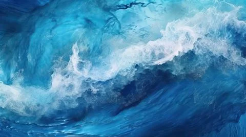 3d blue and white waves background Ilustración de archivo