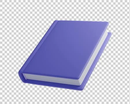 3d blue book icon Stock Illustration