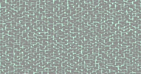 3d blue, cyan abstract background. squares, metaverse. animation, motion liquid Stock Footage 190639980