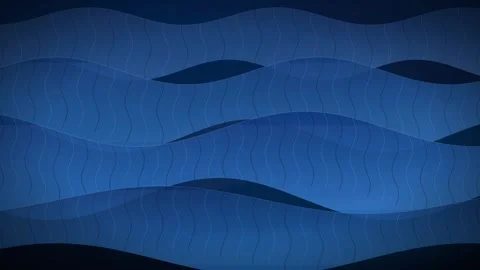 3D Blue Folded Textile Fabric Levitating Background 스톡 동영상 344056793