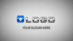 3D Blue Particle Smoke Cloud Business Logo Reveal Opener Stock After Effects