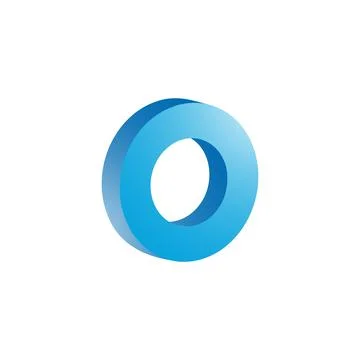 3D blue realistic character, vector Stock Illustration
