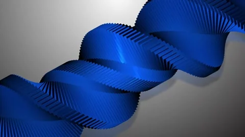 3d blue spiral twisted video, twisted animation blue Stock Footage 259609953