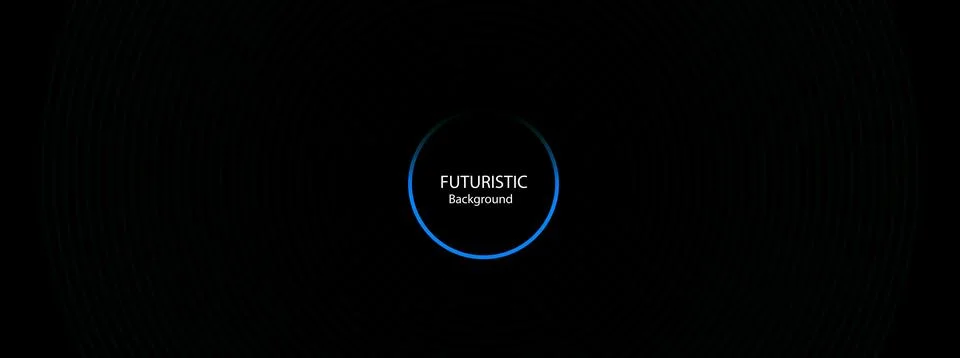 3D blue techno abstract background overlap layer on dark space with circle Stock Illustration