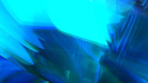 3D blue translucent abstract wave wallpaper background. Shiny curved organi.. Stock-Illustration