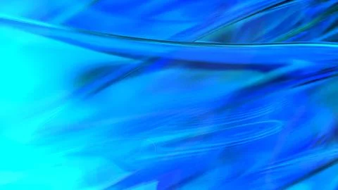 3D blue translucent abstract wave wallpaper background. Shiny curved organi.. Illustrazione stock
