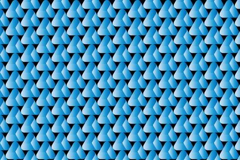 3D Blue Triangular Pattern Background Modern Geometric Abstract Design イラスト素材