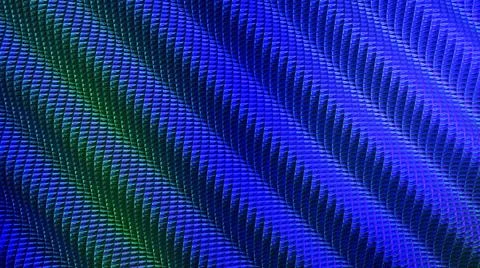 3d Blue Wave Pattern, 3d render, 3d Illustration, with blue lightning Stock Illustration