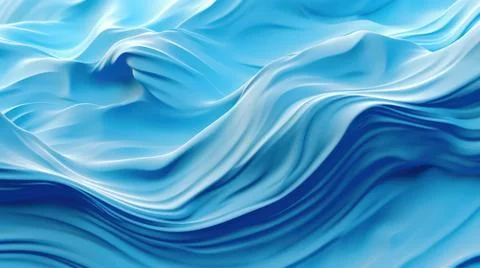3d blue waves background Ilustración de archivo