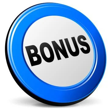 3d bonus icon Stock Illustration