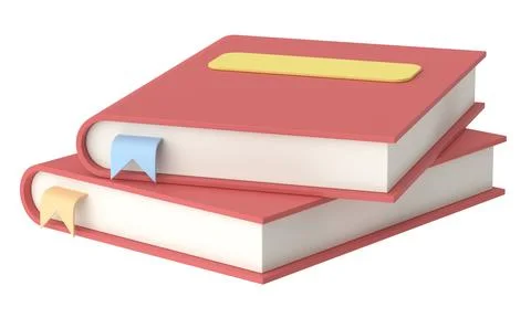 3D book. 3D illustration. Stock Illustration