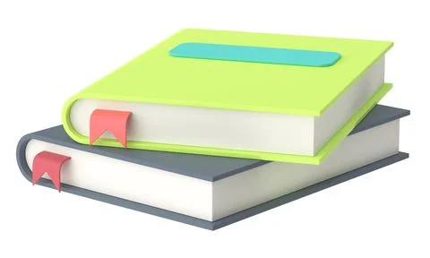 3D book. 3D illustration. Stock Illustration