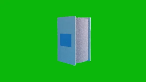 3d book animation on green screen 動画素材 330679840