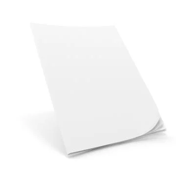 3d book with blank cover Stock Illustration