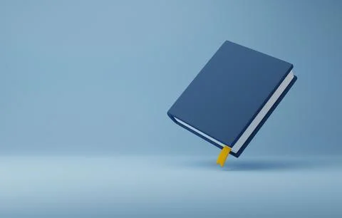 3d book icon floating in the air, online education concept Stock Illustration