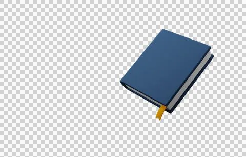 3d book icon floating in the air, online education concept Stock Illustration