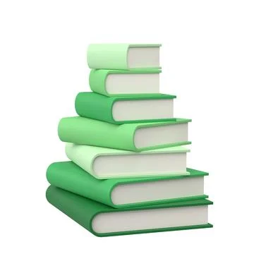 3D book. Notebook. 3D illustration. Stock Illustration