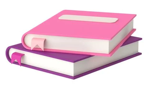 3D book. Notebook. 3D illustration. Stock Illustration