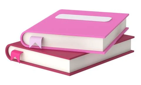 3D book. Notebook. 3D illustration. Stock Illustration